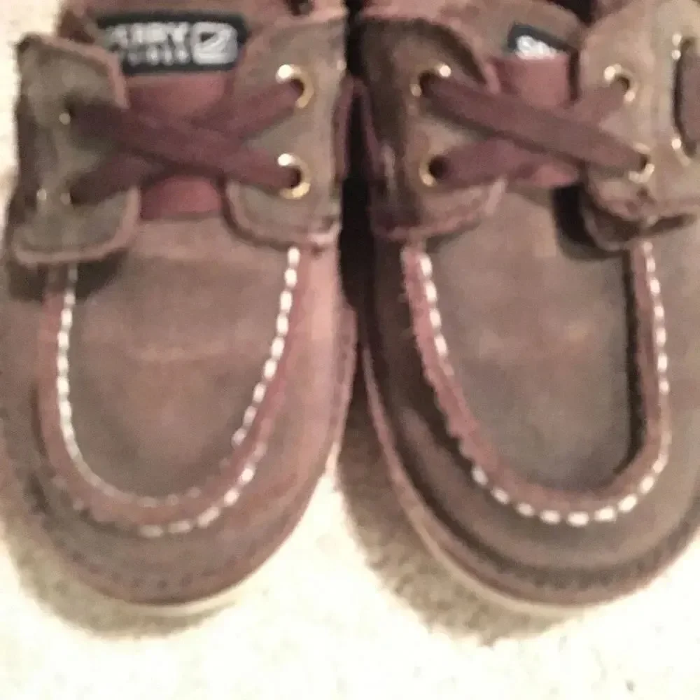 Sperry Little Boys Dark Brown Cruz Jr Top Sider - Size 10 1/2